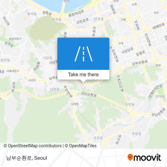 남부순환로 map