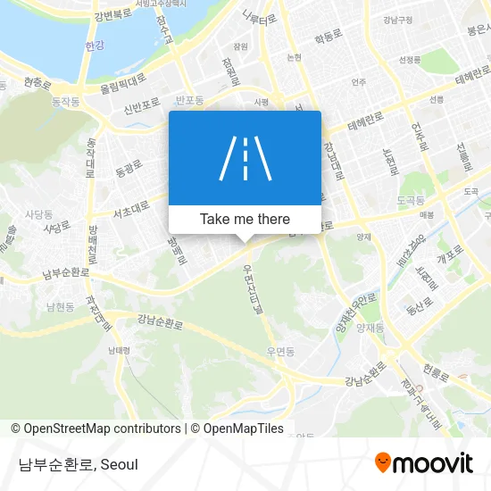 남부순환로 map