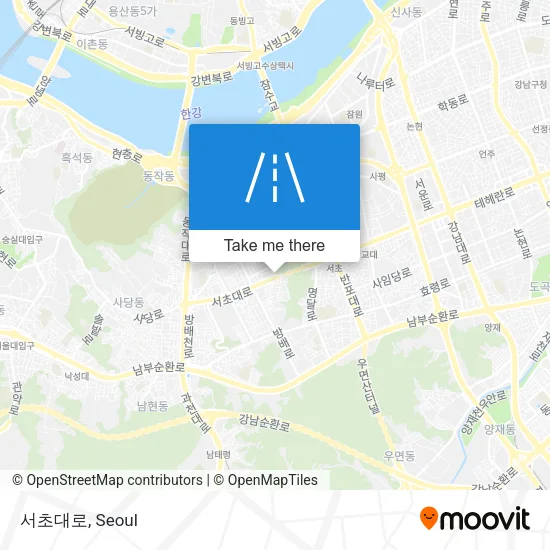 서초대로 map