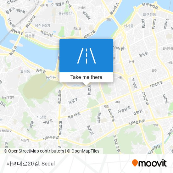 사평대로20길 map