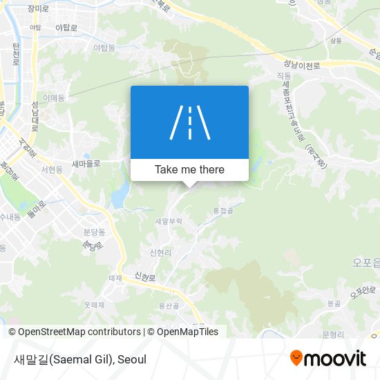 새말길(Saemal Gil) map