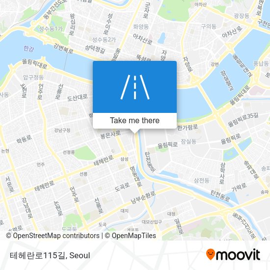 테헤란로115길 map