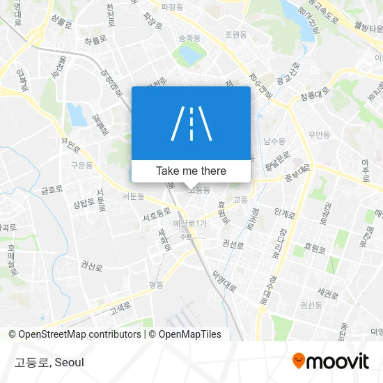 고등로 map