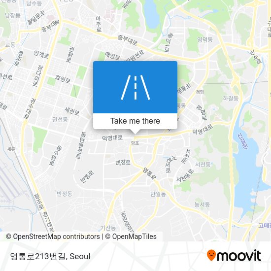영통로213번길 map