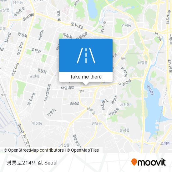 영통로214번길 map