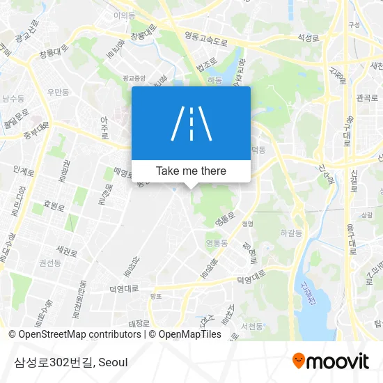 삼성로302번길 map