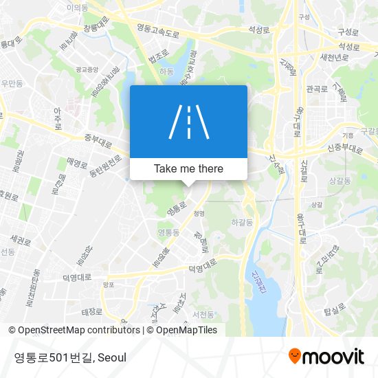 영통로501번길 map