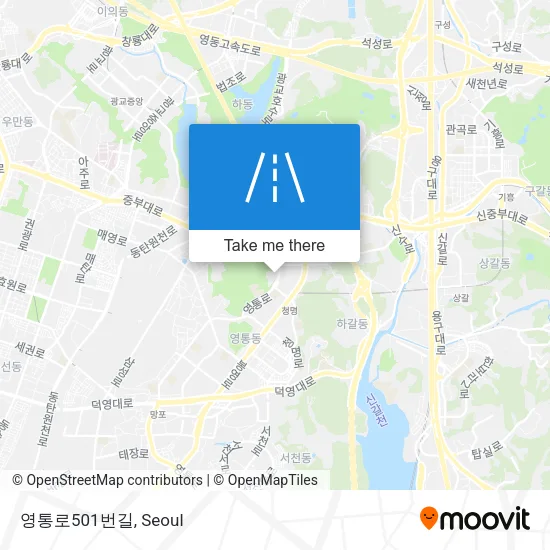영통로501번길 map