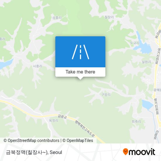 금북정맥(칠장사~) map