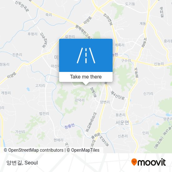 양변길 map
