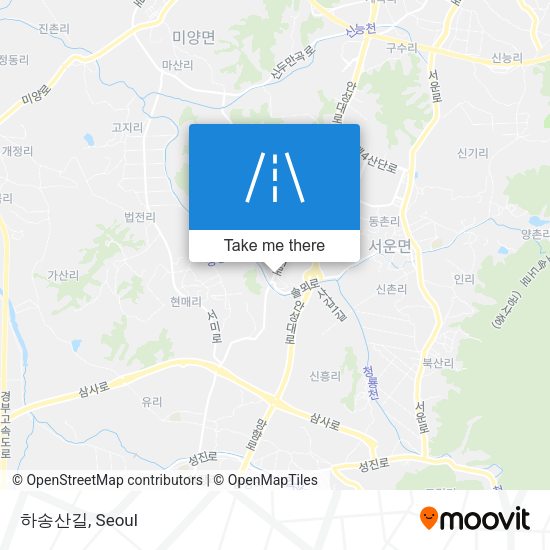 하송산길 map