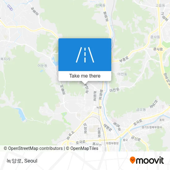 녹양로 map