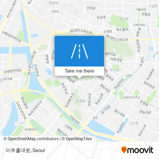 미추홀대로 map