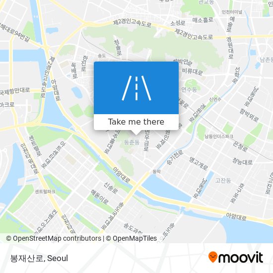 봉재산로 map