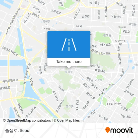 솔샘로 map