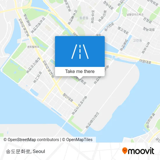 송도문화로 map