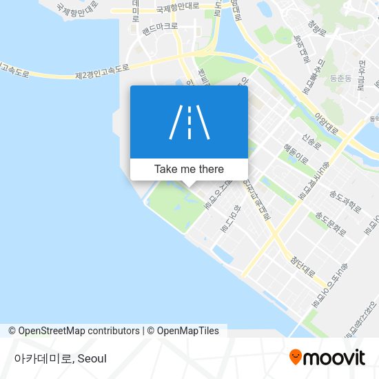 아카데미로 map