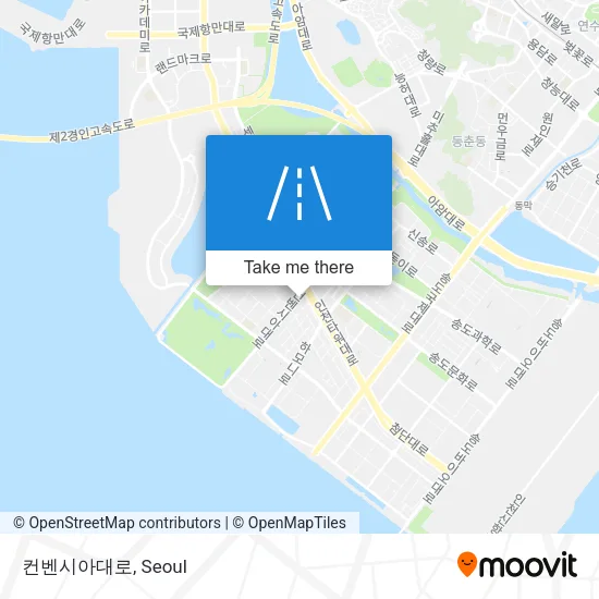 컨벤시아대로 map