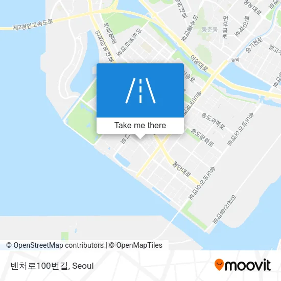 벤처로100번길 map