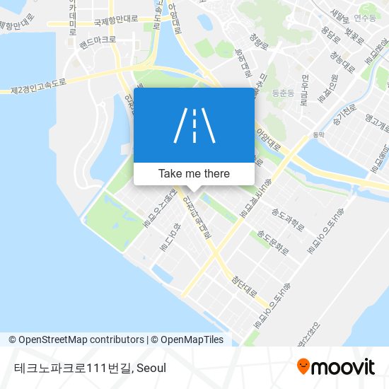 테크노파크로111번길 map