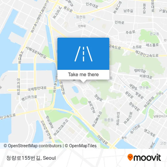 청량로155번길 map