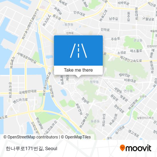 한나루로171번길 map