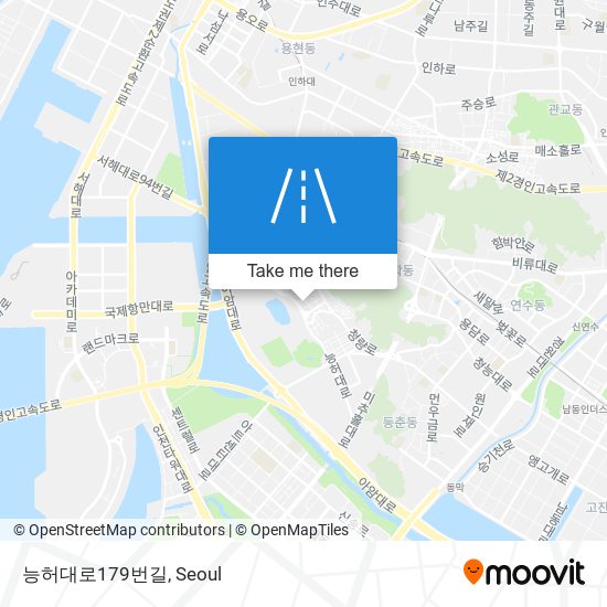 능허대로179번길 map