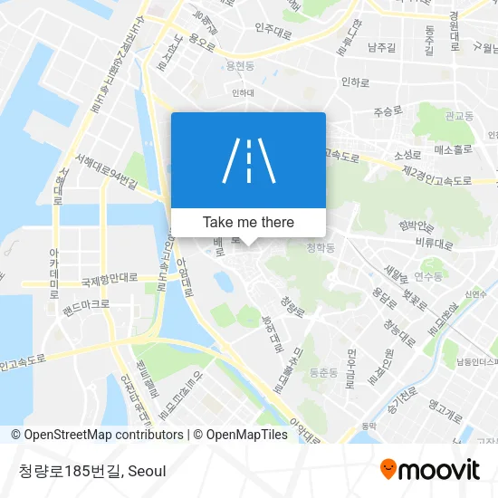 청량로185번길 map