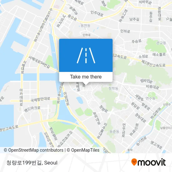 청량로199번길 map