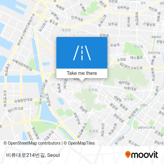 비류대로214번길 map