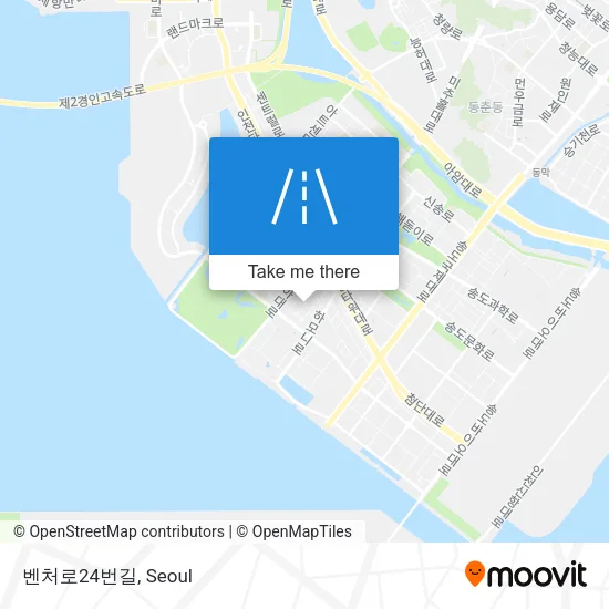 벤처로24번길 map