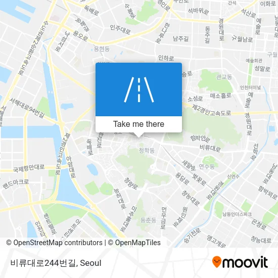 비류대로244번길 map