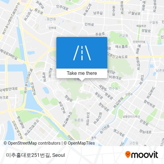미추홀대로251번길 map