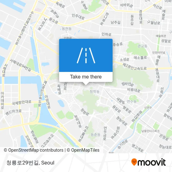 청룡로29번길 map
