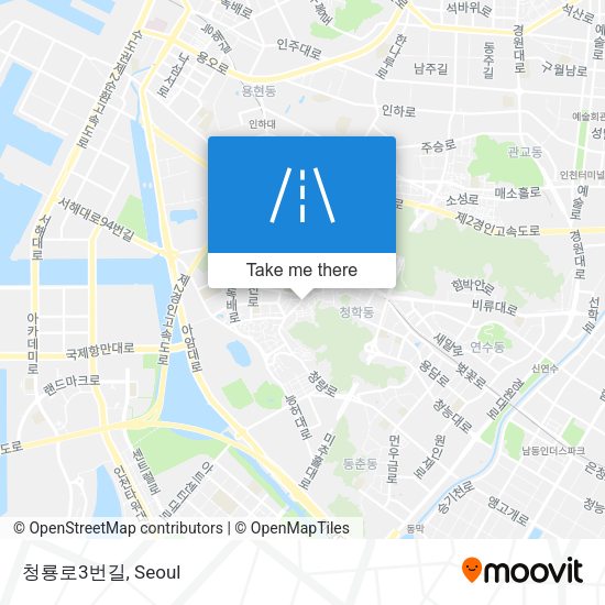 청룡로3번길 map