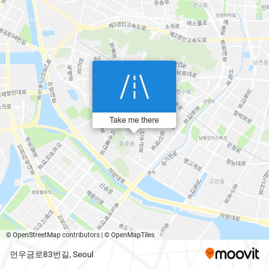 먼우금로83번길 map