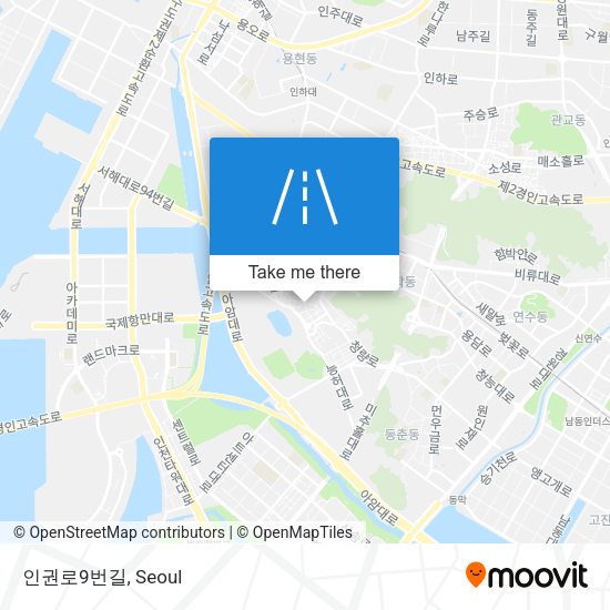 인권로9번길 map