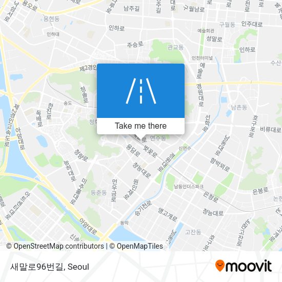 새말로96번길 map