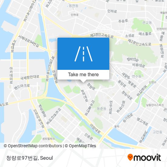 청량로97번길 map