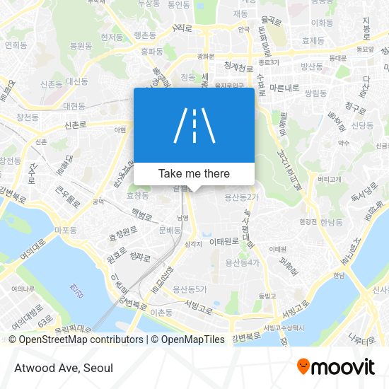 Atwood Ave map