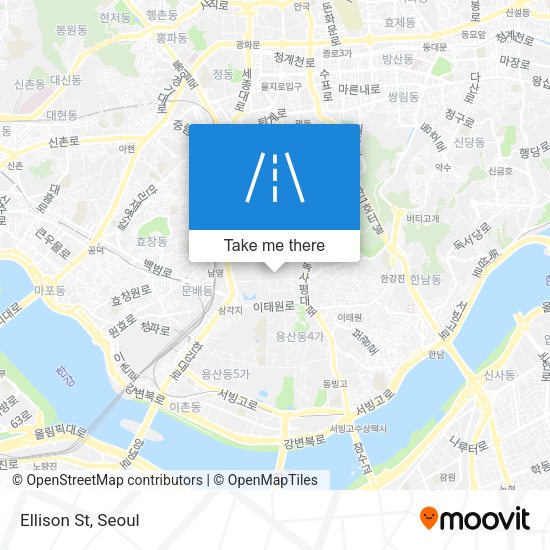 Ellison St map
