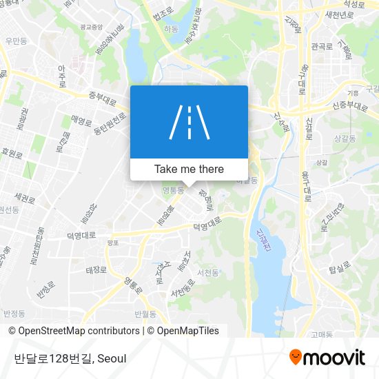 반달로128번길 map
