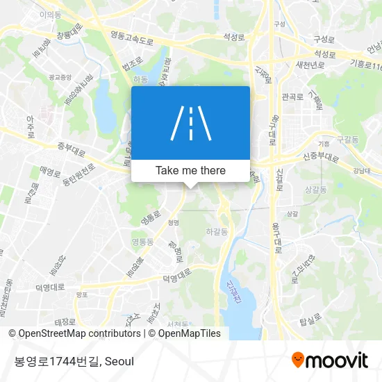 봉영로1744번길 map