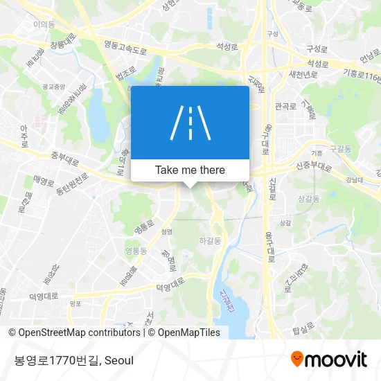 봉영로1770번길 map