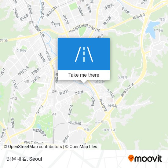 맑은내길 map
