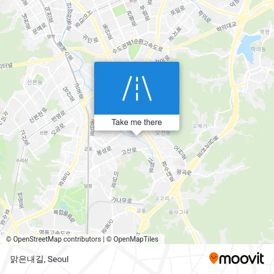 맑은내길 map