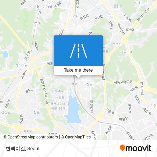 한백이길 map