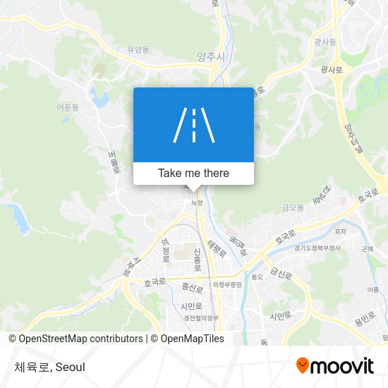 체육로 map