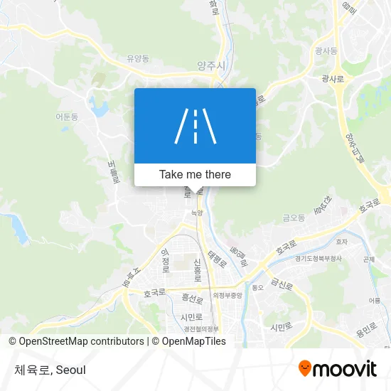 체육로 map