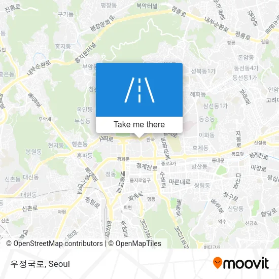 우정국로 map